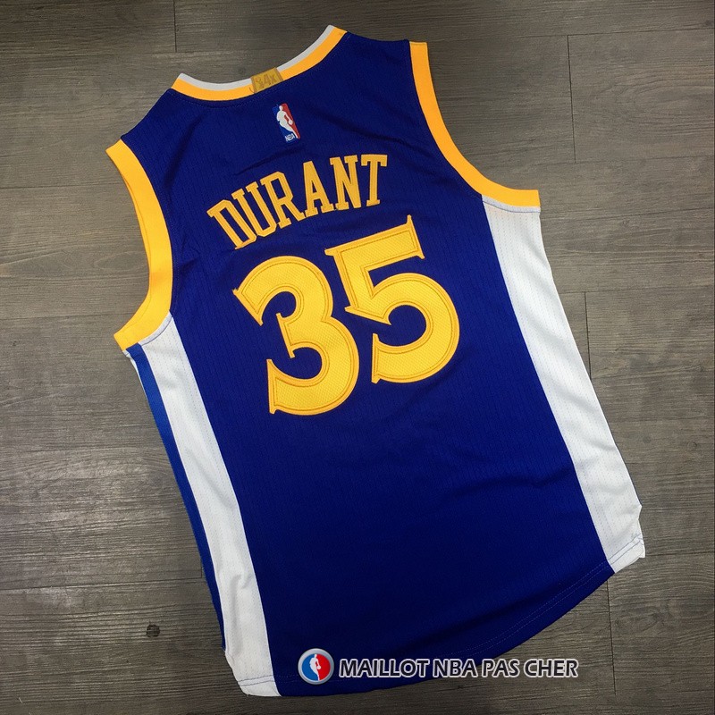 Maillot Enfant Golden State Warriors Durant 35 Bleu